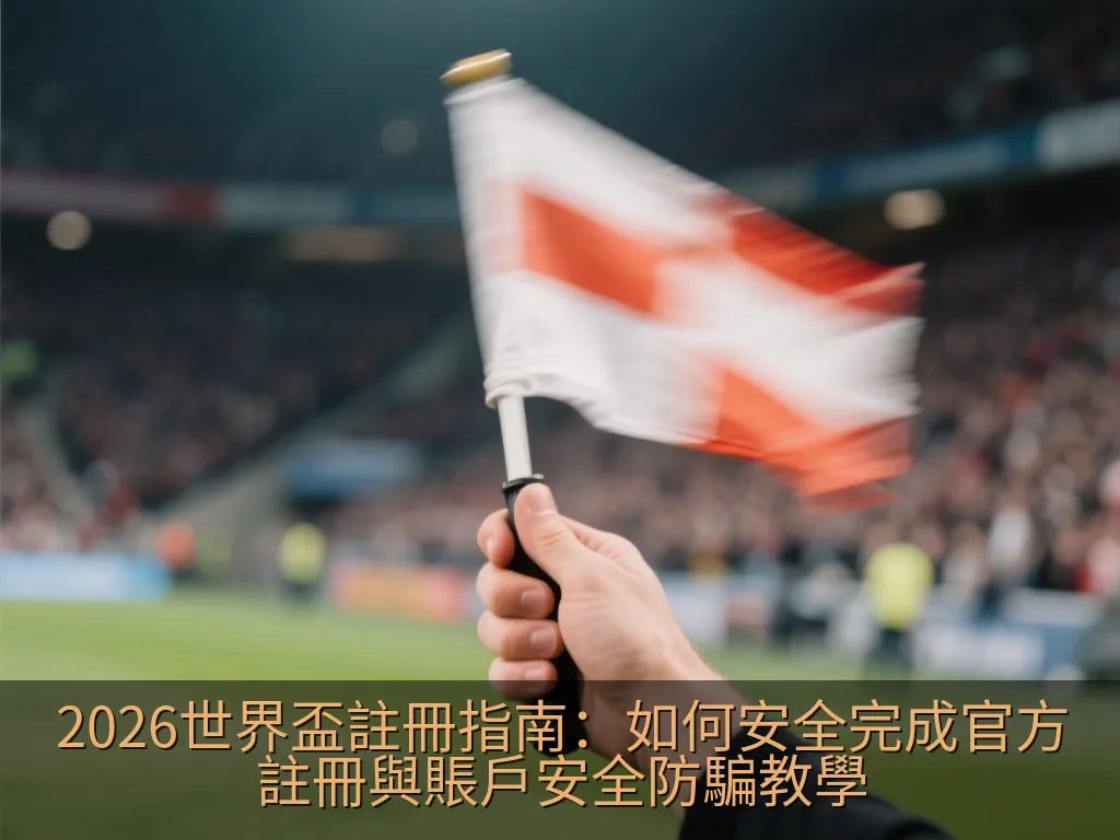 2026世界盃註冊指南：如何安全完成官方註冊與賬戶安全防騙教學